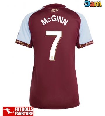 Aston Villa John McGinn #7 Hemmatröja Dam 2025-26 Kortärmad